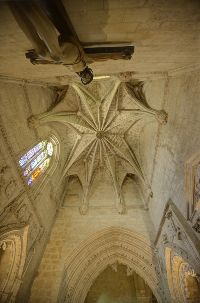 Bóveda de la capilla de los Vega en la iglesia del monasterio de la Espina